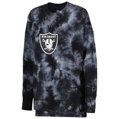 MSX by Michael Strahan Women's Bailey Tie-Dye Pullover Sweatshirt - Las Vegas Raiders Pullover