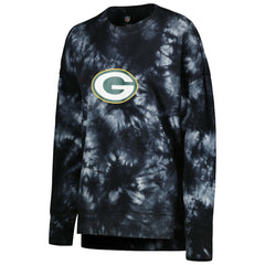 MSX by Michael Strahan Women's Bailey Tie-Dye Tri-Blend Pullover Sweatshirt - Green Bay Packers Pullover