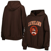 Tommy Hilfiger Women's Becca Drop Shoulder Pullover Hoodie - Cleveland Browns Hoodies