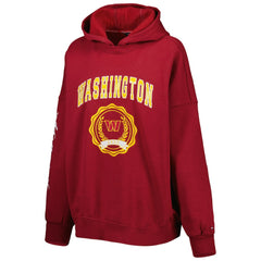 Tommy Hilfiger Women's Becca Drop Shoulder Pullover Hoodie - Washington Commanders Hoodies