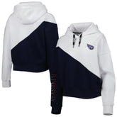 DKNY Sport Women's Bobbi Color Blocked Pullover Hoodie - Tennessee Titans Hoodies