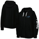 MSX by Michael Strahan Women's Emerson Lightweight Full-Zip Hoodie - Carolina Panthers Hoodies