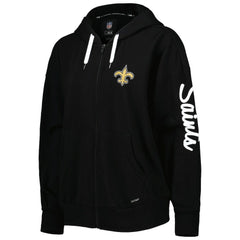MSX by Michael Strahan Women's Emerson Lightweight Full-Zip Hoodie - New Orleans Saints Hoodies