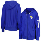 MSX by Michael Strahan Women's Emerson Lightweight Full-Zip Hoodie - Los Angeles Rams Hoodies