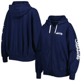 MSX by Michael Strahan Women's Emerson Lightweight Full-Zip Hoodie - Seattle Seahawks Hoodies