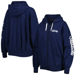MSX by Michael Strahan Women's Emerson Lightweight Full-Zip Hoodie - Seattle Seahawks Hoodies