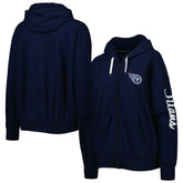 MSX by Michael Strahan Women's Emerson Lightweight Full-Zip Hoodie - Tennessee Titans Hoodies