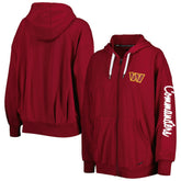 MSX by Michael Strahan Women's Emerson Lightweight Full-Zip Hoodie - Washington Commanders Hoodies