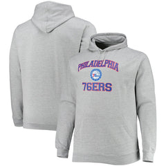 Philadelphia 76ers Big & Tall Heart & Soul Pullover Hoodie