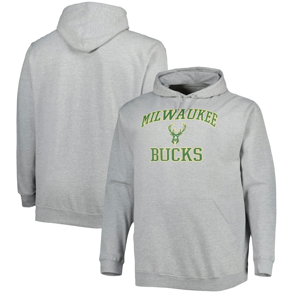 Milwaukee Bucks Big & Tall Heart & Soul Pullover Hoodie