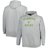 Milwaukee Bucks Big & Tall Heart & Soul Pullover Hoodie