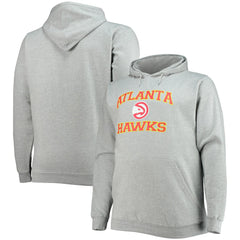 Atlanta Hawks Big & Tall Heart & Soul Pullover Hoodie