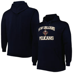 New Orleans Pelicans Big & Tall Heart & Soul Pullover Hoodie