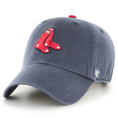 Navy Boston Red Sox '47 Youth Clean Up Team Logo Adjustable Hat