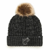 47 brand Miami Heat '47 Women's Meeko Cuffed Knit Hat with Pom