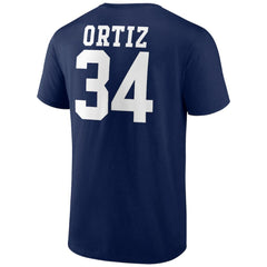Navy David Ortiz Boston Red Sox Fanatics Logo Graphic T-Shirt