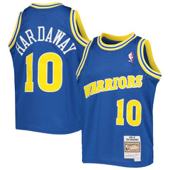 Mitchell & Ness Tim Hardaway Golden State Warriors Youth 1990/91 Hardwood Classics Swingman Jersey sale