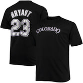 Black Kris Bryant Colorado Rockies Fanatics Big & Tall Name & Number T-Shirt