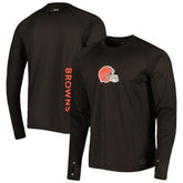 MSX by Michael Strahan Interval Long Sleeve Raglan T-Shirt - Cleveland Browns T-shirts