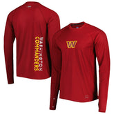 MSX by Michael Strahan Interval Long Sleeve Raglan T-Shirt - Washington Commanders T-shirts