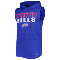 MSX by Michael Strahan Relay Sleeveless Pullover Hoodie - Buffalo Bills Hoodies