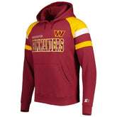 Starter Draft Fleece Raglan Pullover Hoodie - Washington Commanders Hoodies