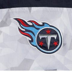 Starter Thursday Night Gridiron Raglan Half-Zip Hooded Jacket - Tennessee Titans Jackets