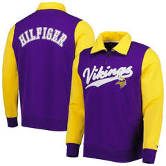 Tommy Hilfiger Aiden Quarter-Zip Sweatshirt - Minnesota Vikings Sweatshirts