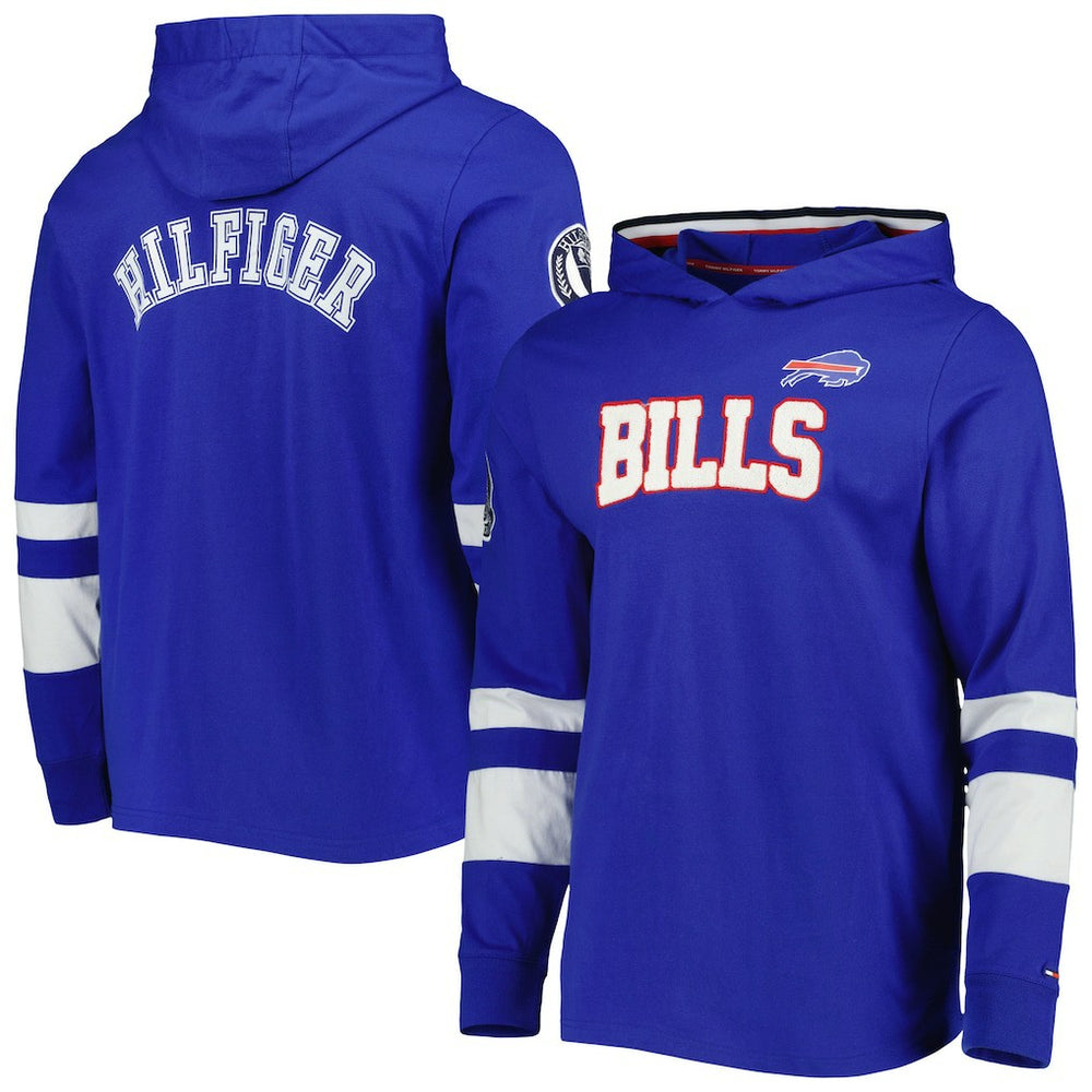 Tommy Hilfiger Alex Long Sleeve Hoodie T-Shirt - Buffalo Bills Hoodies