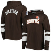 Tommy Hilfiger Alex Long Sleeve Hoodie T-Shirt - Cleveland Browns Hoodies