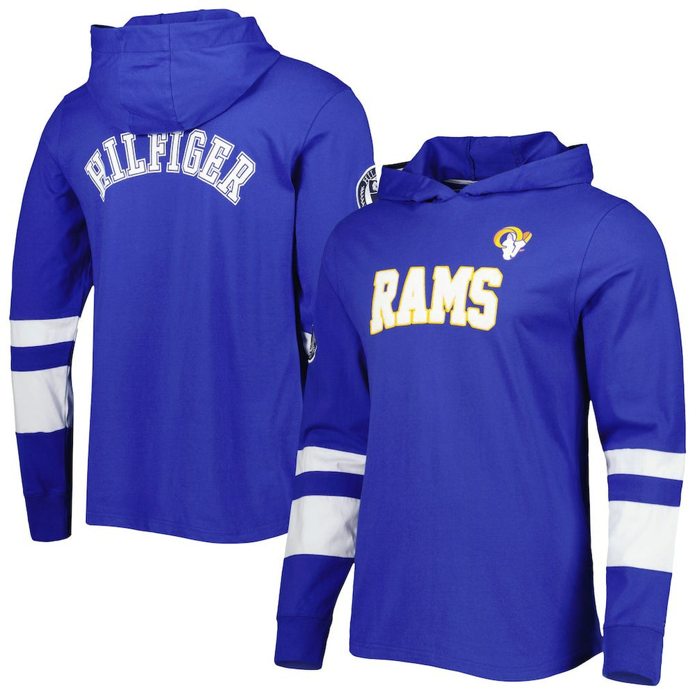 Tommy Hilfiger Alex Long Sleeve Hoodie T-Shirt - Los Angeles Rams Hoodies
