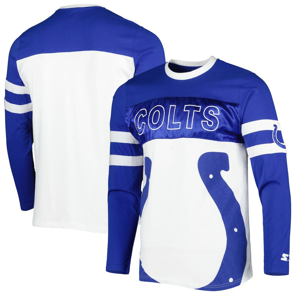 Starter Halftime Long Sleeve T-Shirt - Indianapolis Colts T-shirts