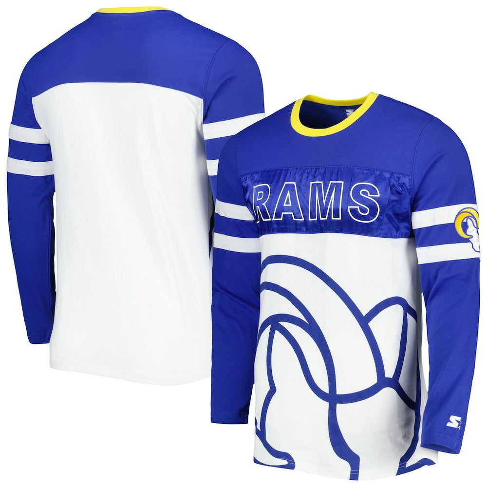 Starter Halftime Long Sleeve T-Shirt - Los Angeles Rams T-shirts