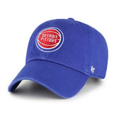 47 brand Detroit Pistons '47 Core Logo Clean Up Adjustable Hat sale