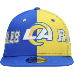 Team Split 9FIFTY Snapback Hat - Los Angeles Rams Hats