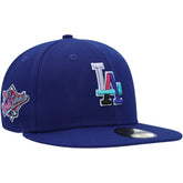 Royal Los Angeles Dodgers New Era 1988 World Series Polar Lights 59FIFTY Fitted Hat