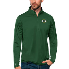 Antigua Tribute Quarter-Zip Lightweight Pullover Top - Green Bay Packers Pullover