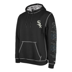 Black Chicago White Sox New Era Team Split Pullover Hoodie