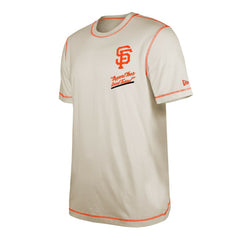 White San Francisco Giants New Era Team Split T-Shirt