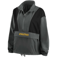 Charcoal Athletics WEAR by Erin Andrews Women's Packable Half-Zip Jacket