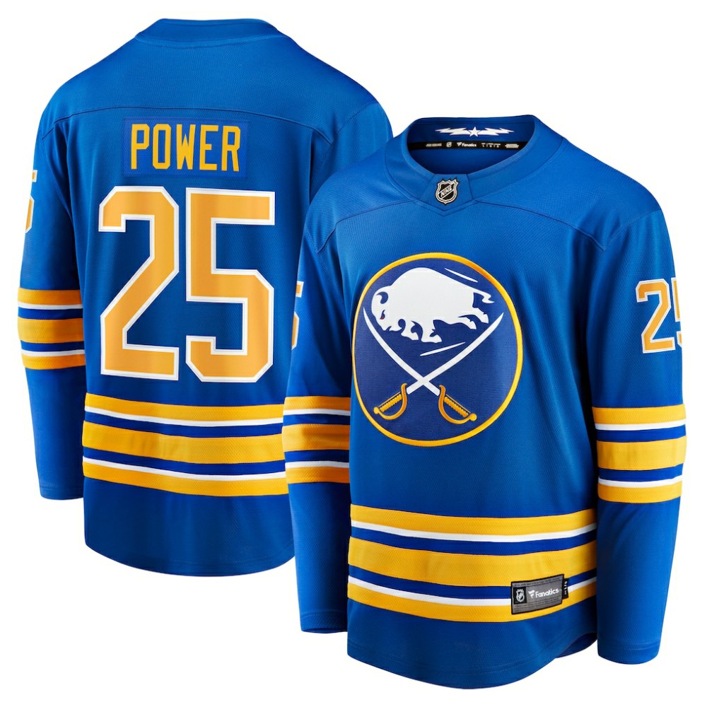 NHL Owen Power Buffalo Sabres Fanatics Home Breakaway Player Jersey