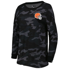 Women's Camo Long Sleeve T-Shirt - Cleveland Browns T-shirts