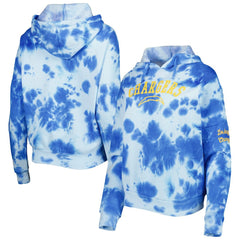 Women's Cloud Dye Fleece Pullover Hoodie - Los Angeles Chargers Hoodies