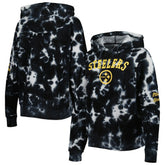 Women's Cloud Dye Fleece Pullover Hoodie - Pittsburgh Steelers Hoodies