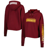 Women's Foil Sleeve Pullover Hoodie - Washington Commanders Hoodies