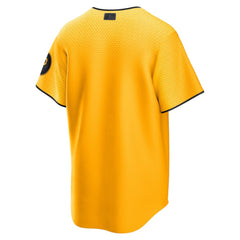 Gold Pittsburgh Pirates Nike City Connect Replica Jersey