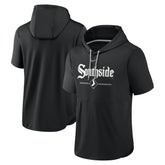 Black Chicago White Sox Nike City Connect Short Sleeve Pullover Hoodie