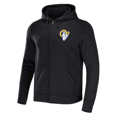 NFL x Darius Rucker Collection Rocker Full-Zip Hoodie - Los Angeles Rams Hoodies