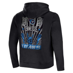 NFL x Darius Rucker Collection Rocker Full-Zip Hoodie - Tennessee Titans Hoodies