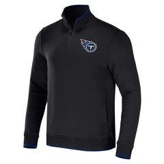 NFL x Darius Rucker Collection Logo Quarter-Zip Top - Tennessee Titans Tops